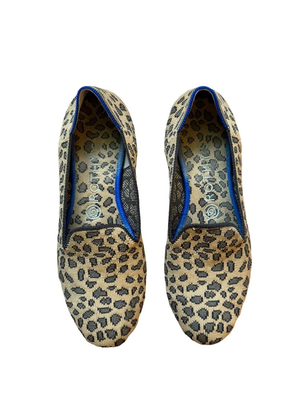 Rothy's The Loafer Mocha Spot Leopard Animal Print Size 8